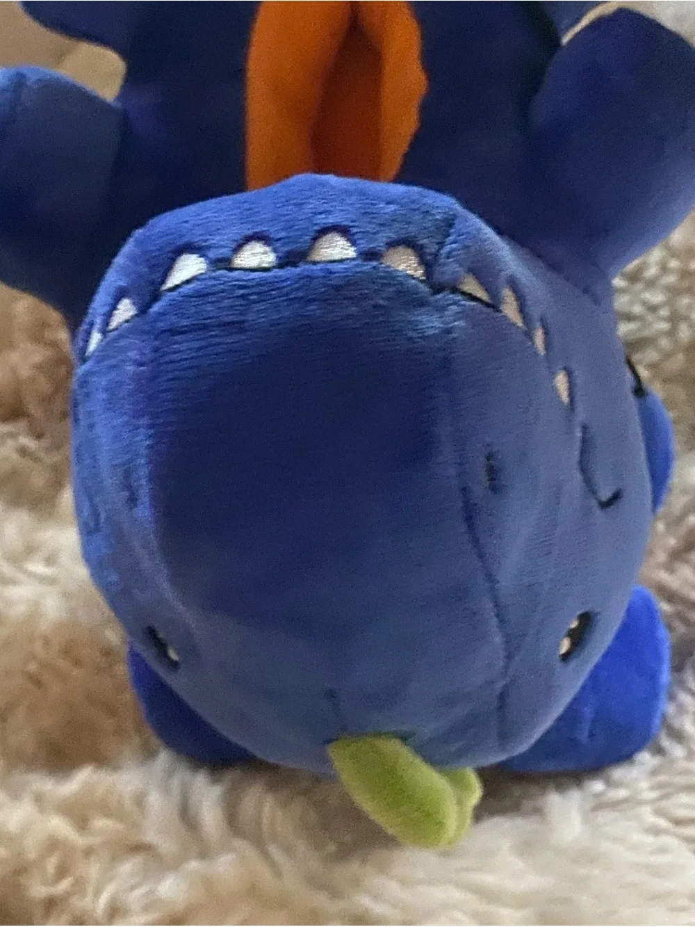 Blue Dinosaur Toddler Slippers
